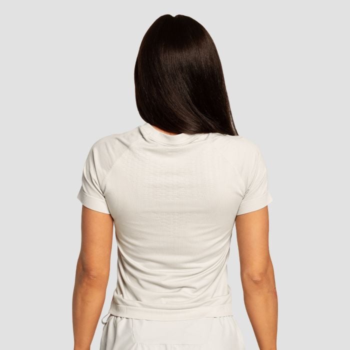 Ženska tekaška majica s kratkimi rokavi Pulse X Gray - GymBeam M