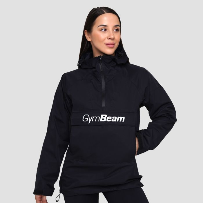 Ženska dežna jakna Smock Black - GymBeam M