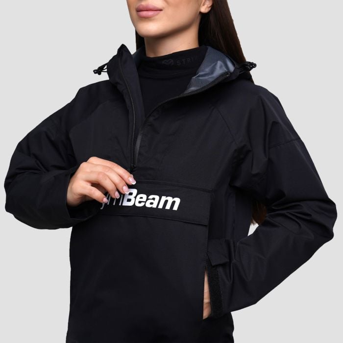 Ženska dežna jakna Smock Black - GymBeam M