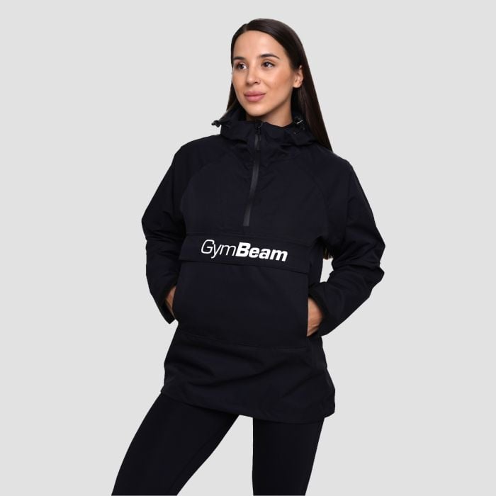 Ženska dežna jakna Smock Black - GymBeam M