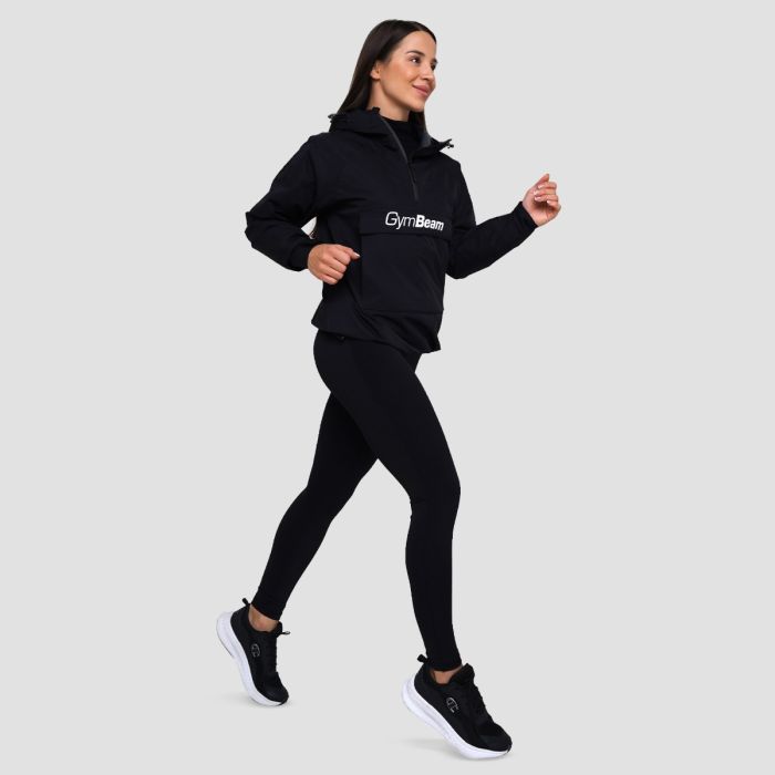 Ženska dežna jakna Smock Black - GymBeam M