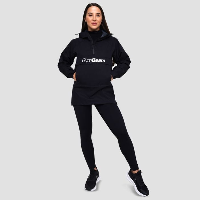 Ženska dežna jakna Smock Black - GymBeam M