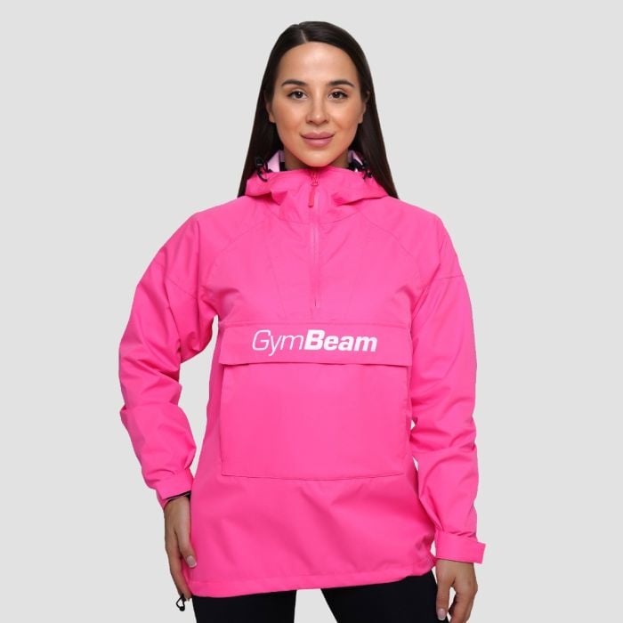 Ženska dežna jakna Smock Fuchsia - GymBeam M