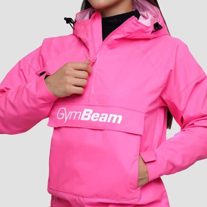 Ženska dežna jakna Smock Fuchsia - GymBeam M