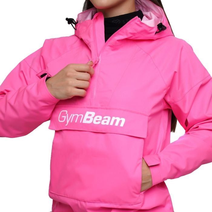 Ženska dežna jakna Smock Fuchsia - GymBeam M