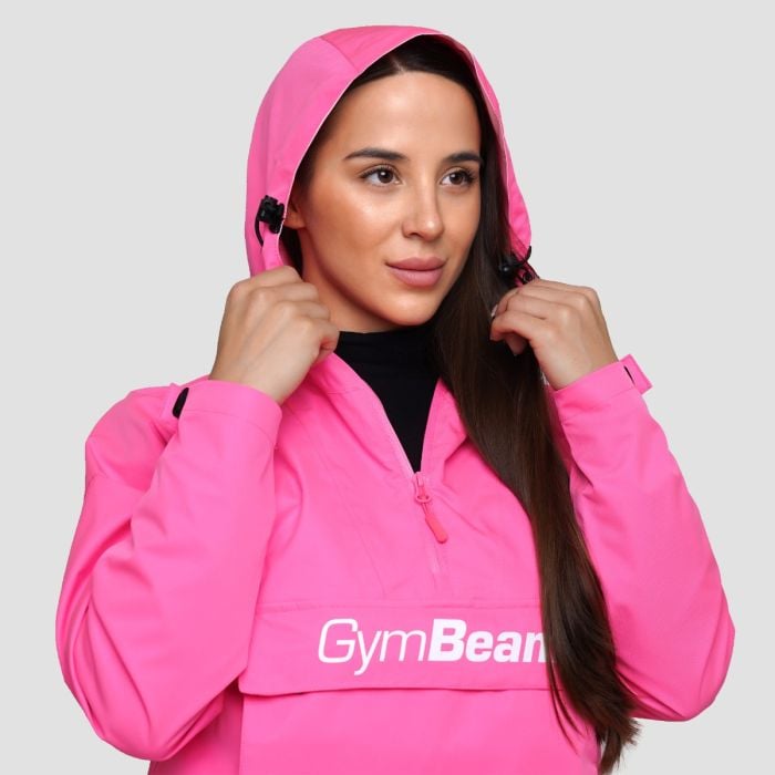 Ženska dežna jakna Smock Fuchsia - GymBeam M