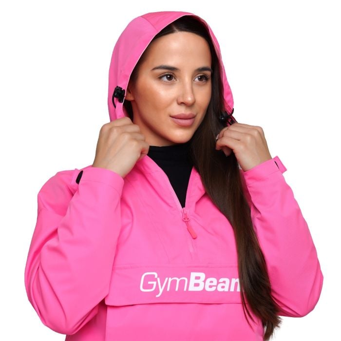 Ženska dežna jakna Smock Fuchsia - GymBeam M