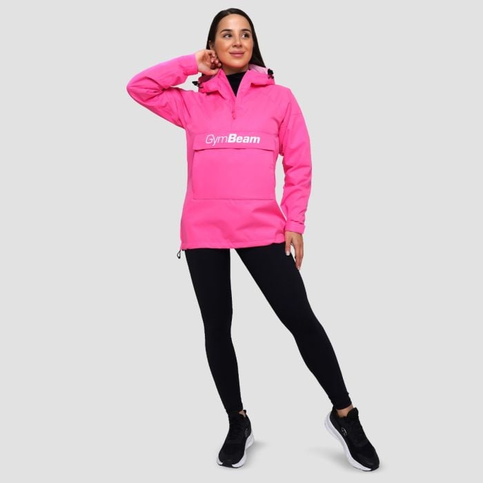 Ženska dežna jakna Smock Fuchsia - GymBeam M