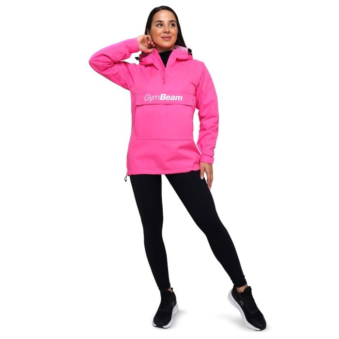 Ženska dežna jakna Smock Fuchsia - GymBeam M