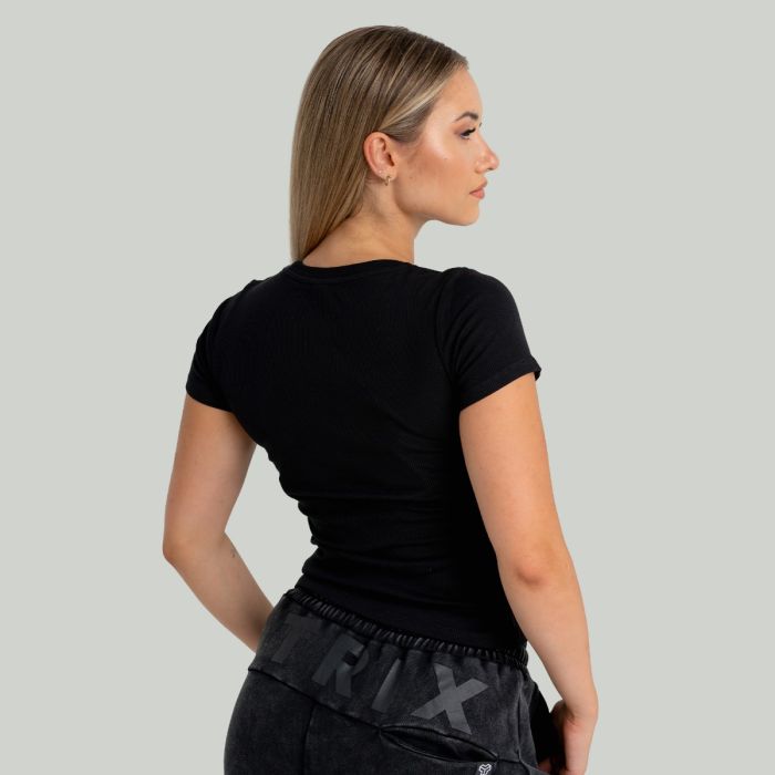 Ženska majica Ribbed Tee Black - STRIX M