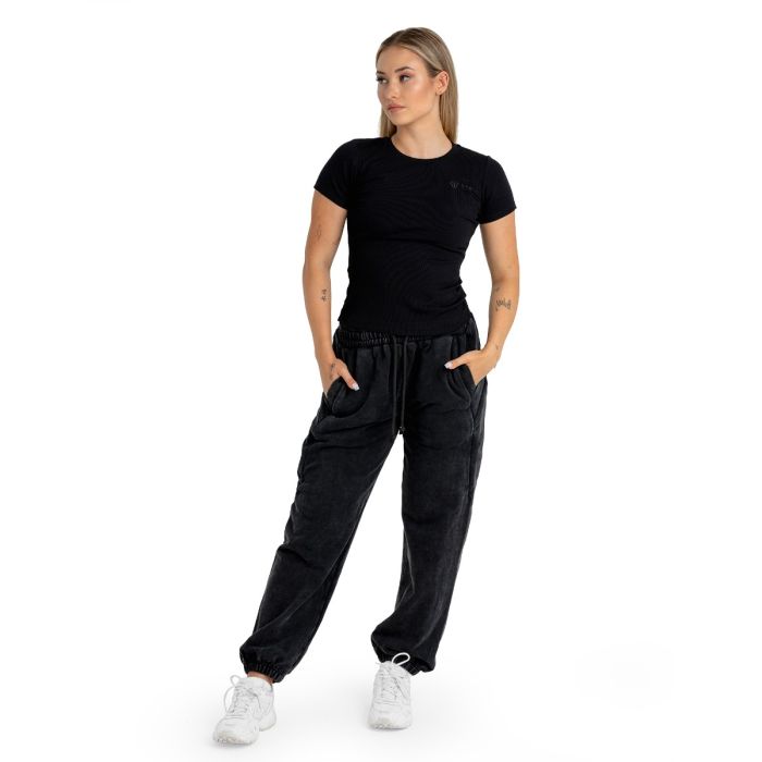 Ženska majica Ribbed Tee Black - STRIX M