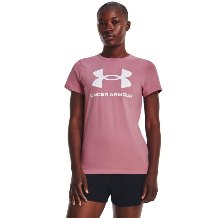 Women’s W Sportstyle Logo SS T-Shirt Pink - Under Armour