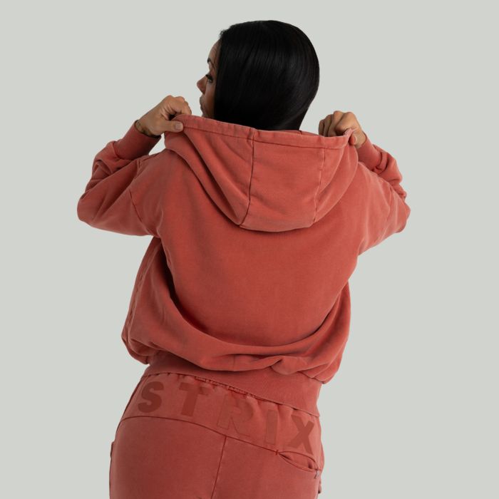 Ženska jopica s kapuco Washed Terra - STRIX XL