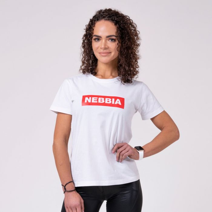 Ženska majica Basic White - NEBBIA