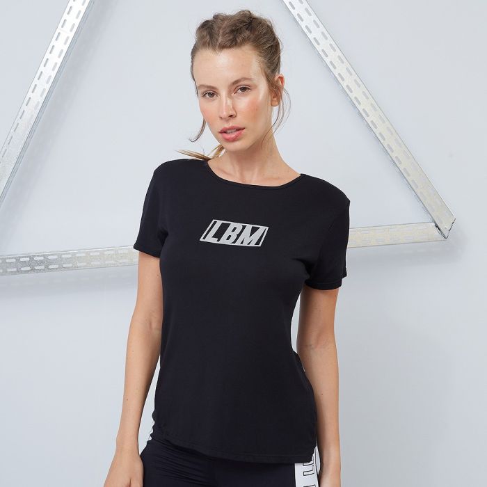 Ženska kratka majica Essentials Black - LABELLAMAFIA
