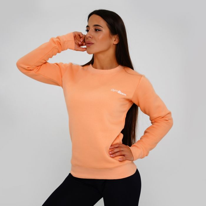 Ženski pulover Basic Powder Peach - GymBeam