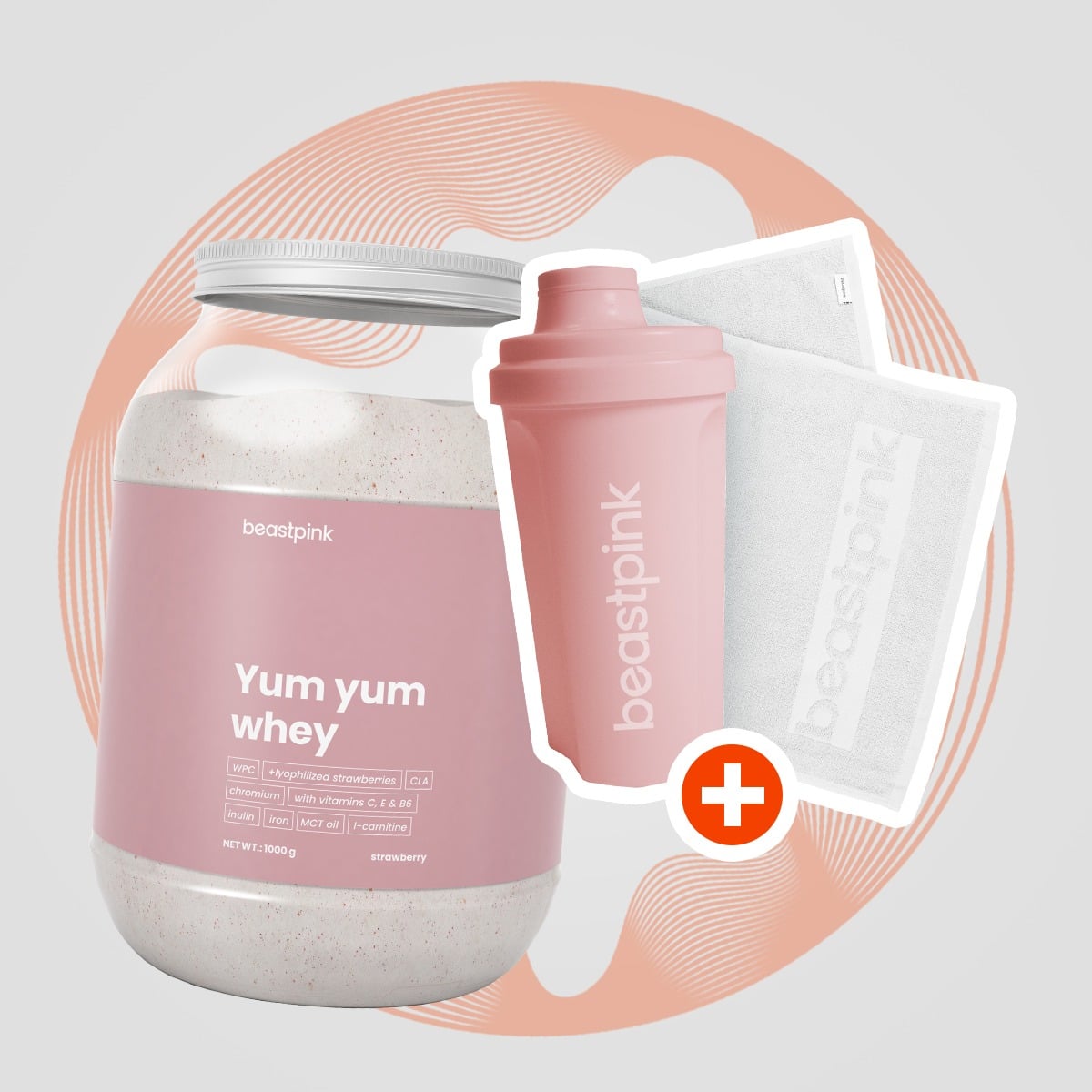 Yum Yum Whey - BeastPink + darili