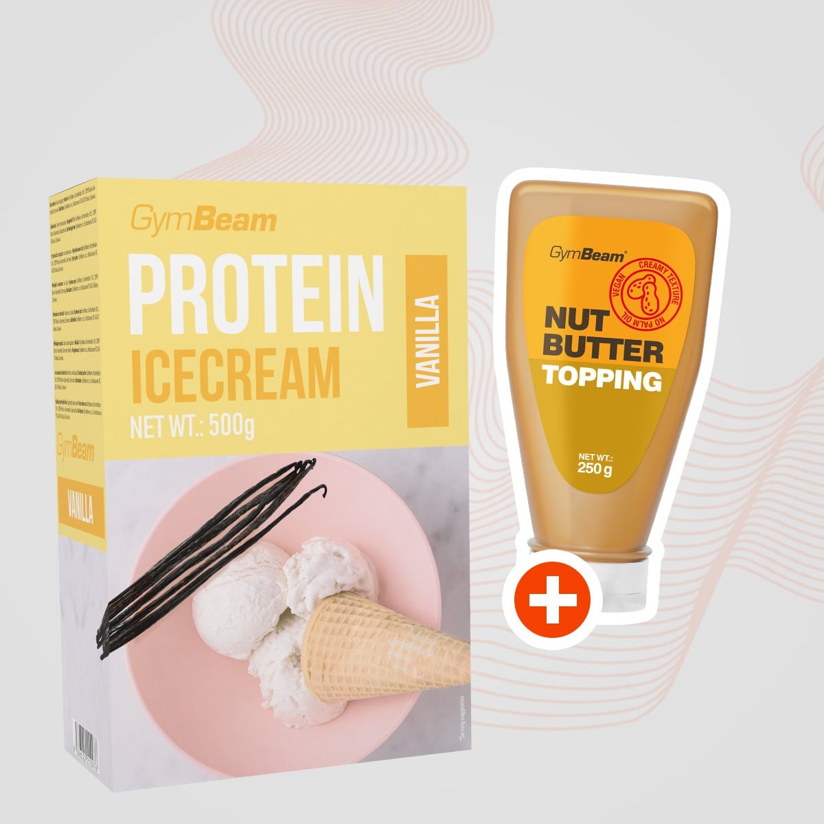 Protein Ice Cream 500 g - GymBeam + darilo
