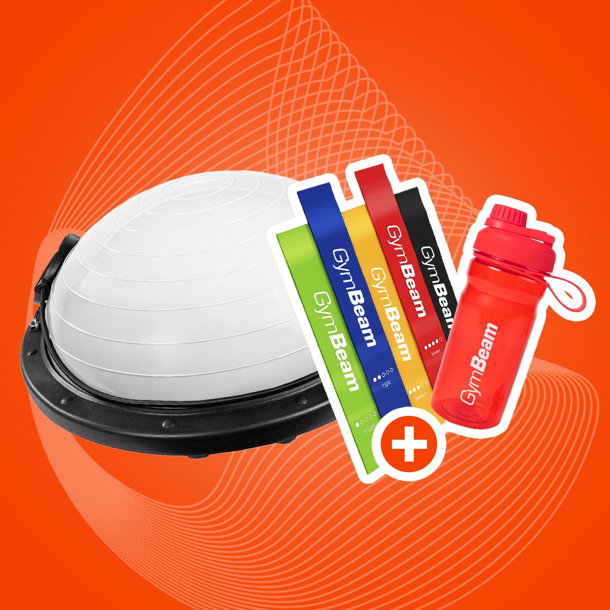 Ravnotežna polžoga Half Ball - GymBeam + darili