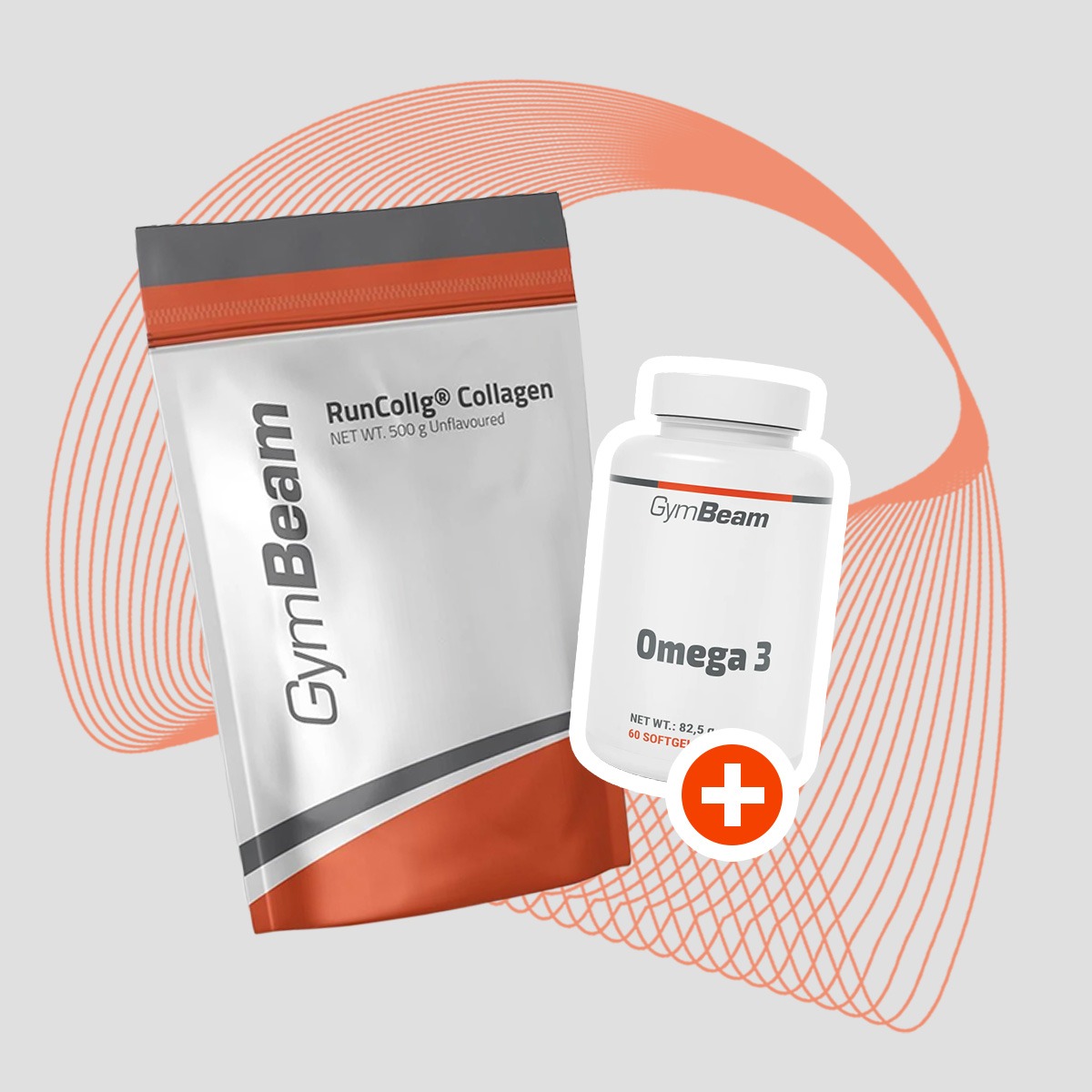 Hidroliziran kolagen RunCollg® z vitaminom C - GymBeam + darilo