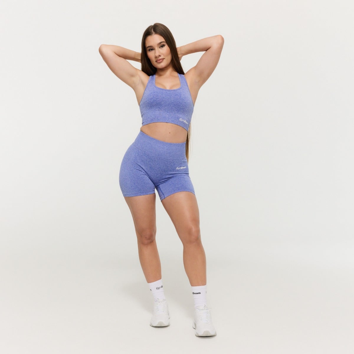 GymBeam Športni nedrček FLO Cobalt - Velikost: S | Barva: modrá | Teža: 0,13 g | Pakiranje: 80 · záber 6