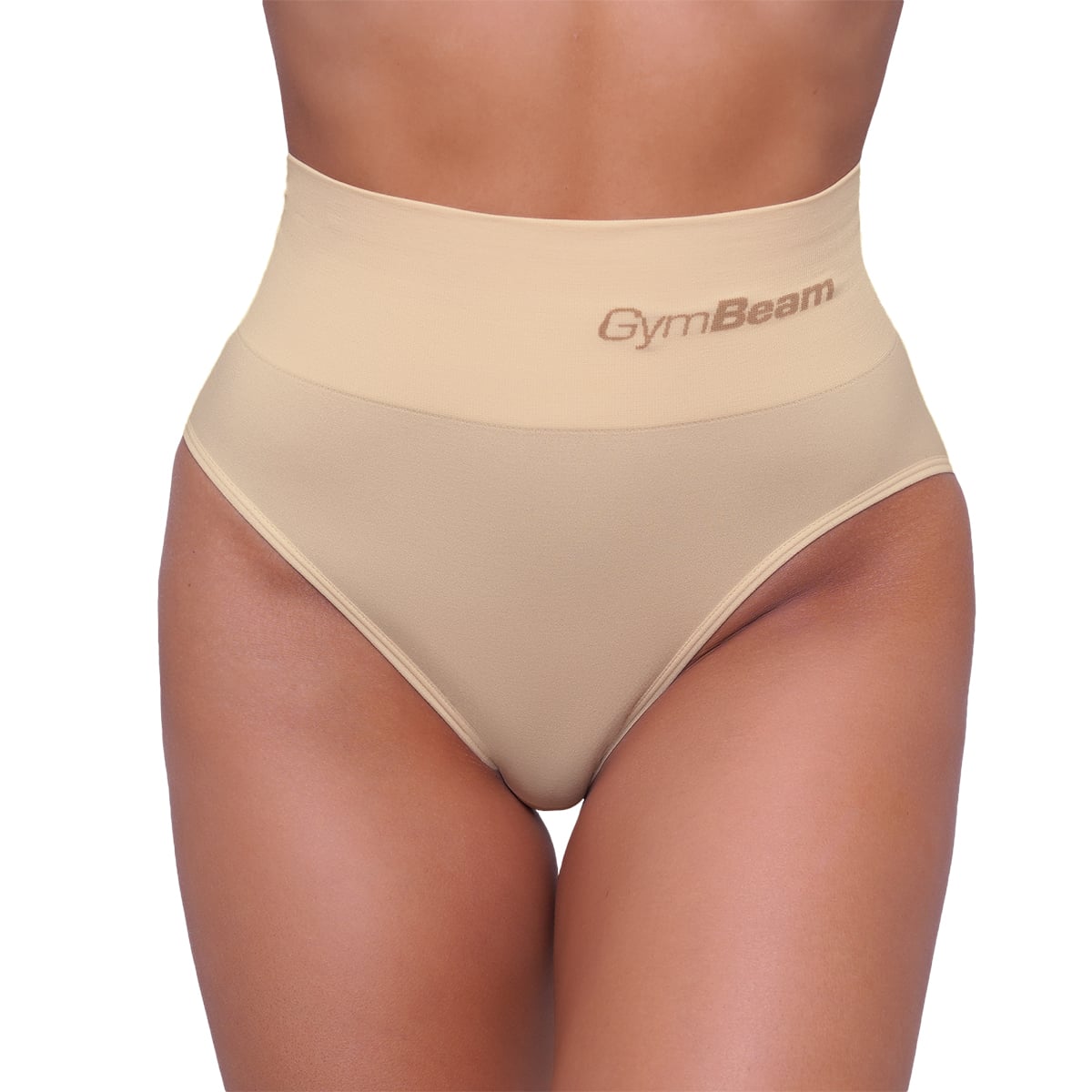 GymBeam Spodnjice Highrise 2Pack Nude - Velikost: XXL | Barva: béžová | Teža: 0,12 g · záber 6