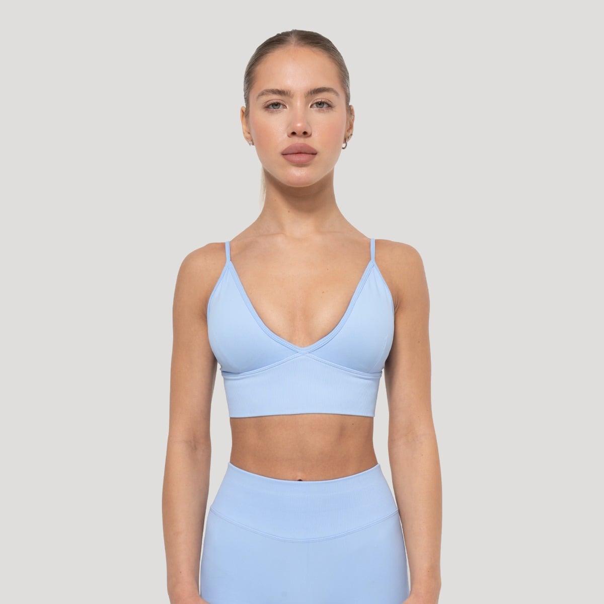 Športni nedrček Luma Baby Blue - GymBeam
