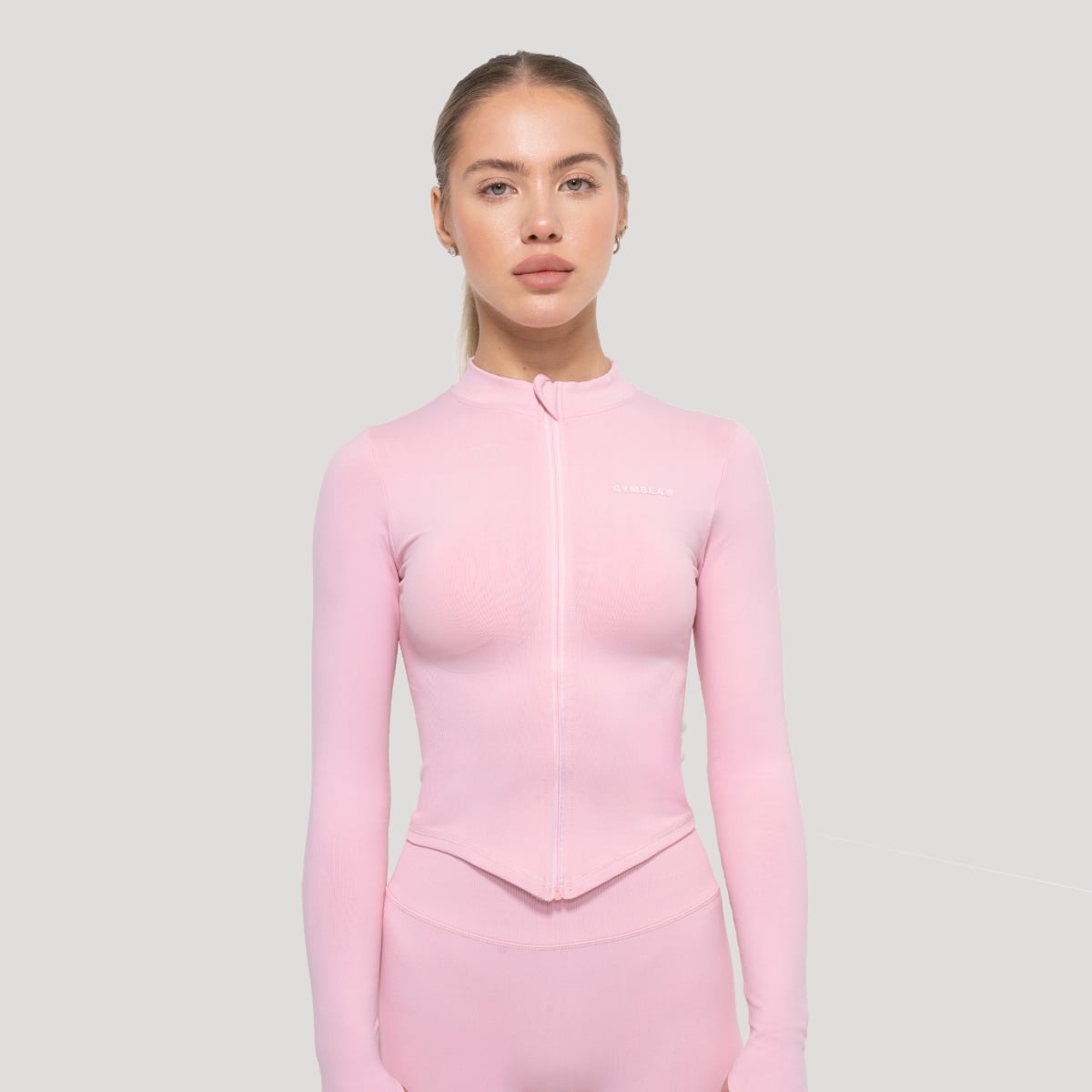 Ženski športni top Luma Baby Pink - GymBeam