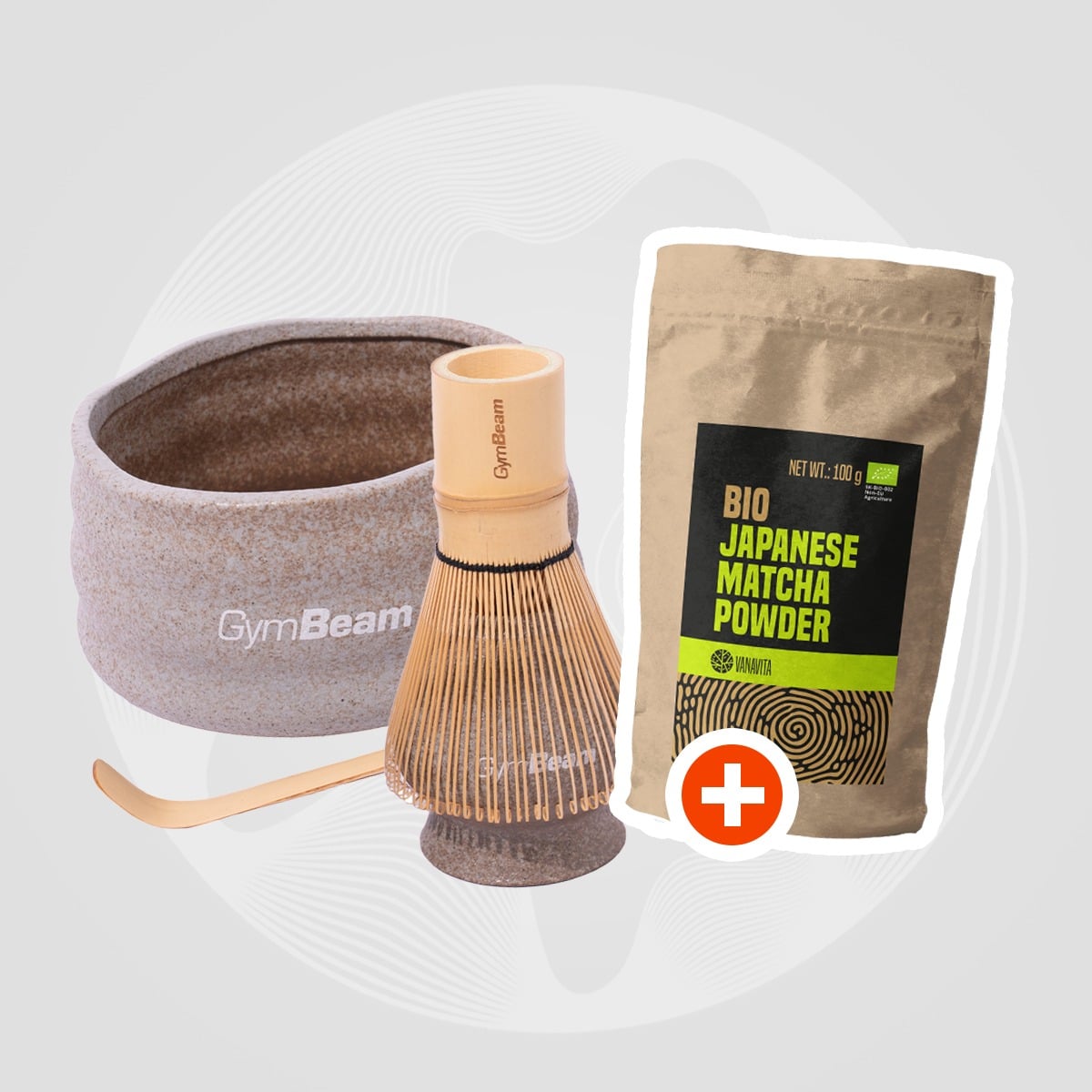 Set za pripravo matcha čaja - GymBeam + darilo