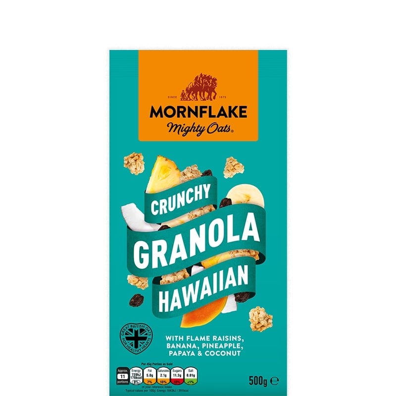 Hrustljava granola Hawaiian 500 g - Mornflake