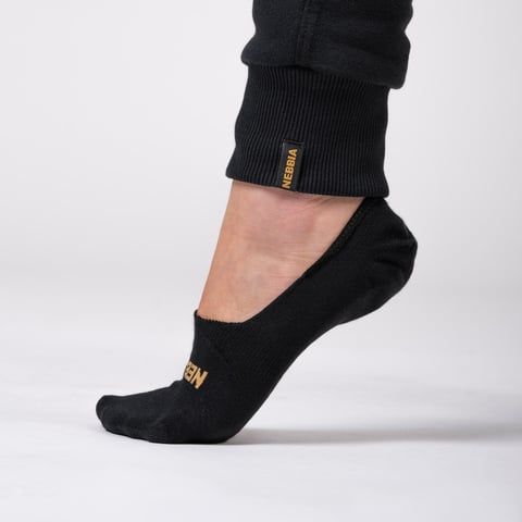 Nogavice Intense No Show Socks Black - NEBBIA