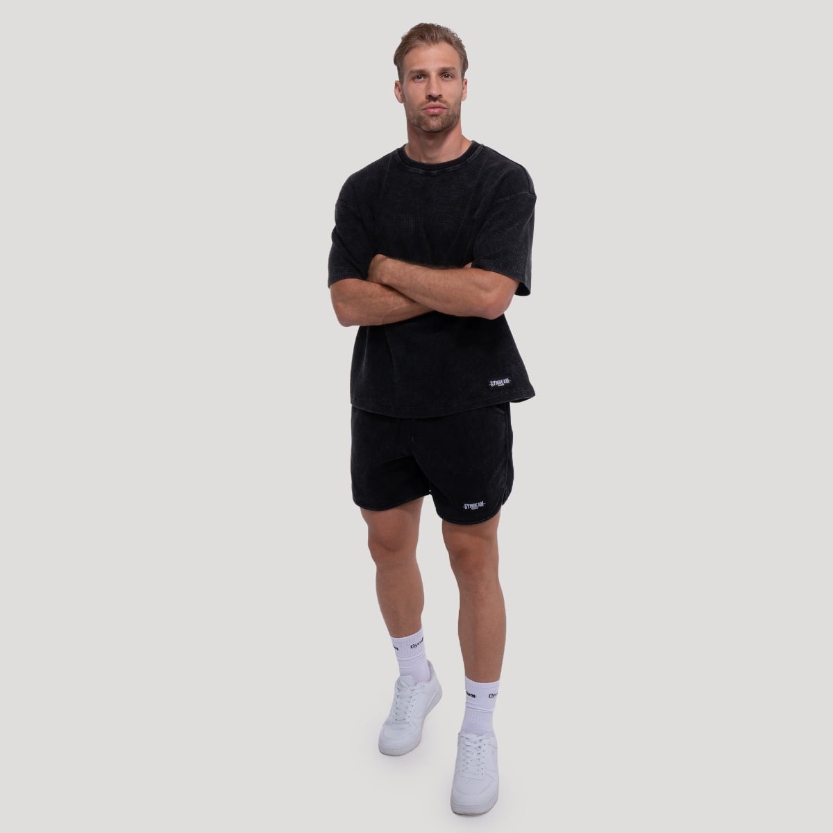 GymBeam Majica s kratkimi rokavi Persistence Washed Brown · záber 7