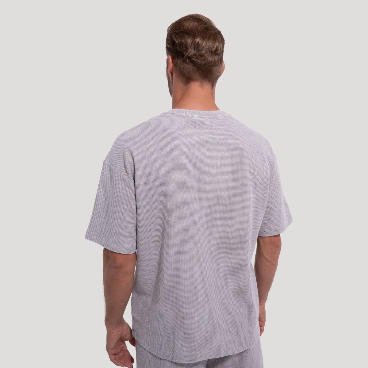 Majica s kratkimi rokavi Persistence Washed Cloud - GymBeam