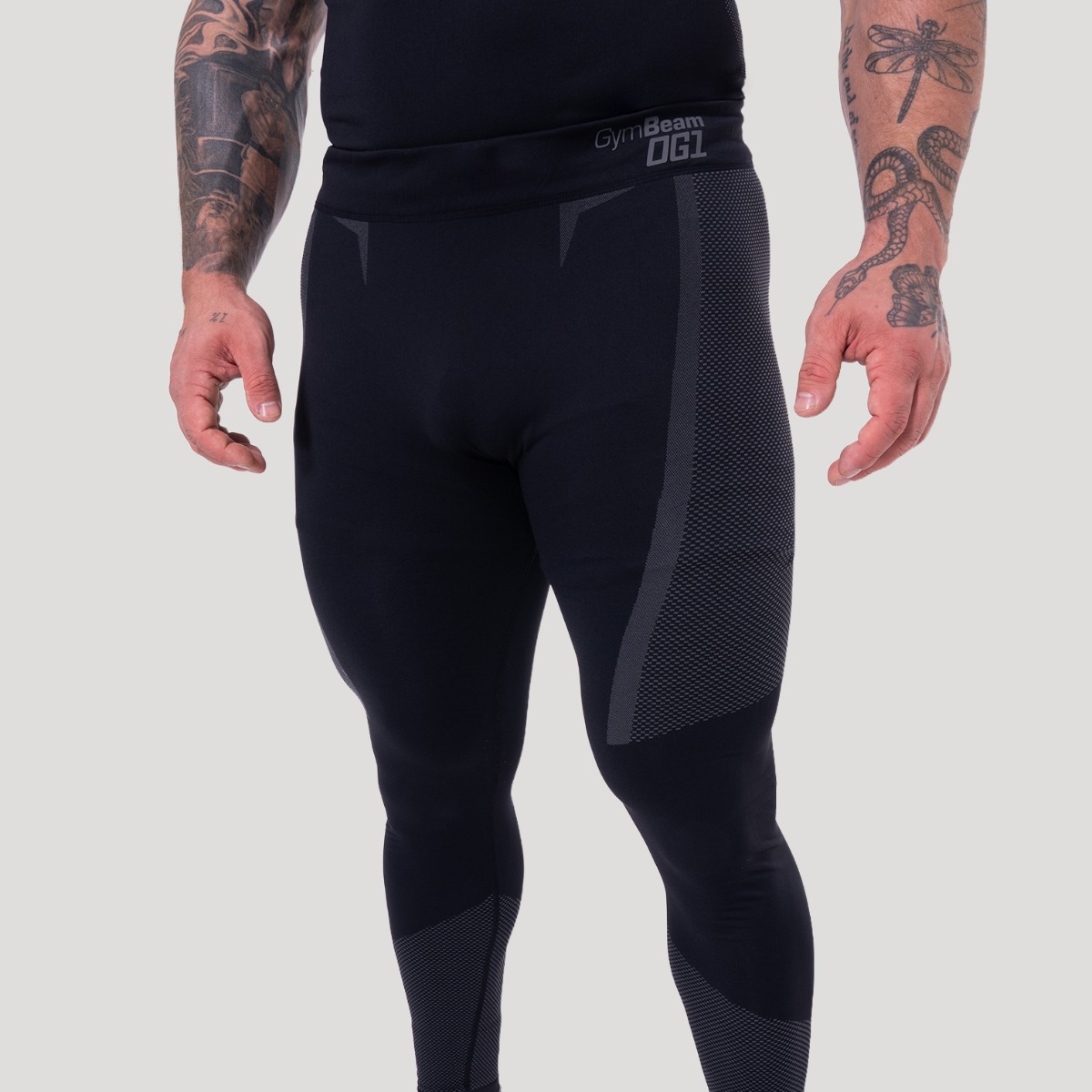 GymBeam Brezšivne pajkice OG1 Black/Grey - Velikost: XXL | Barva: čierna | Teža: 0,3 g | Pakiranje: 74 · záber 6
