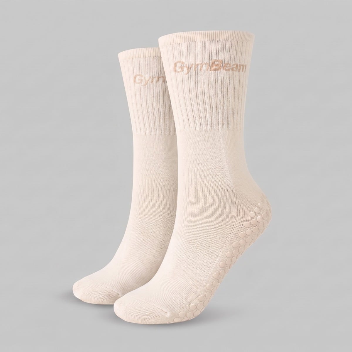 Pilates Socks Beige - GymBeam
