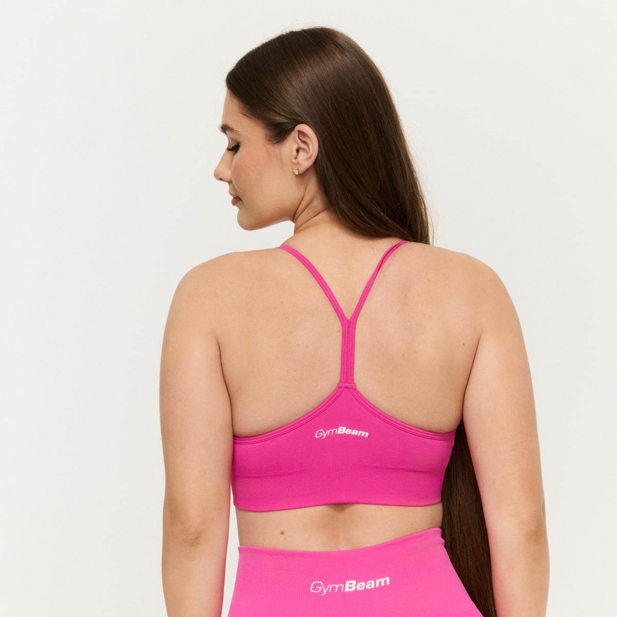Brezšivni športni nedrček Sculpt Rose - GymBeam
