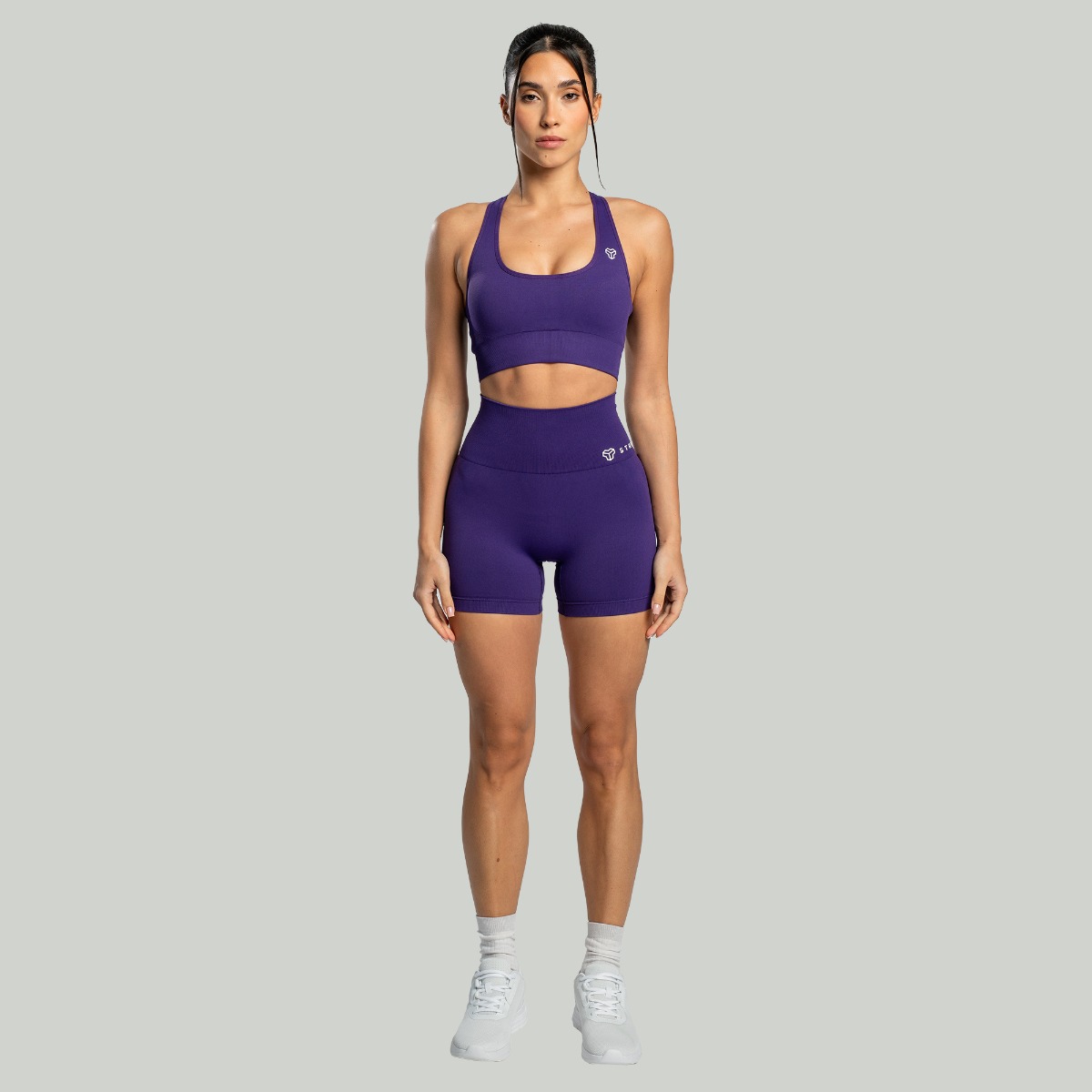 STRIX Športni nedrček Seamless Cosmos - Velikost: XS | Barva: fialová | Teža: 0,09796 g | Pakiranje: 110 · záber 6