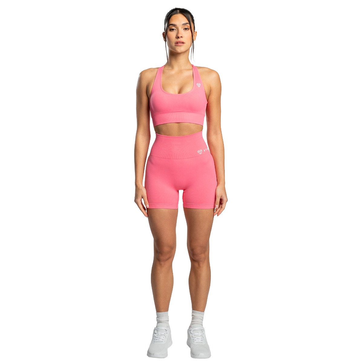 STRIX Športni nedrček Seamless Sorbet - Velikost: S | Barva: ružová | Teža: 0,10496 g | Pakiranje: 105 · záber 12