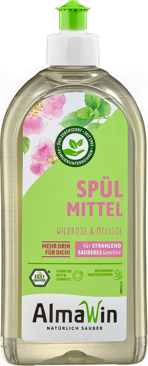 Tekoče sredstvo za pomivanje posode Divja vrtnica & melisa 500 ml - AlmaWin