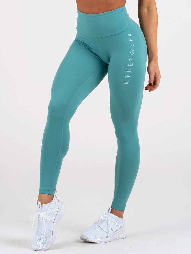 Ženske pajkice Scrunch Bum Teal - Ryderwear
