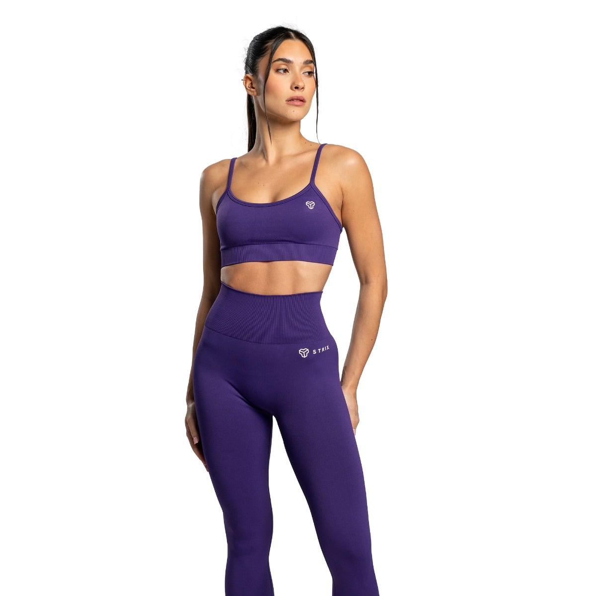 STRIX Športni nedrček Seamless String Cosmos - Velikost: S | Barva: fialová | Teža: 0,09596 g | Pakiranje: 110 · záber 11