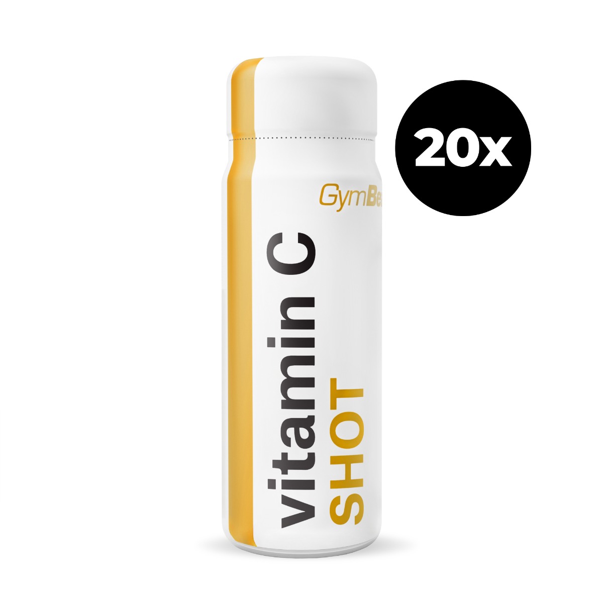 GymBeam Vitamin C shot - Okus: Llimona - limeta | Vek: Odrasli | Teža: 20 x 60 ml · záber 7