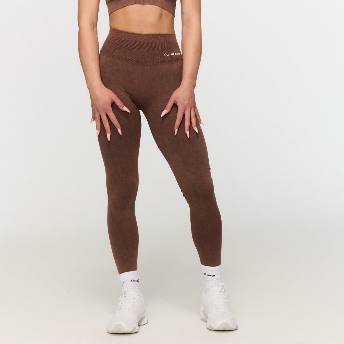 Ženske brezšivne pajkice Fierce Brown - GymBeam