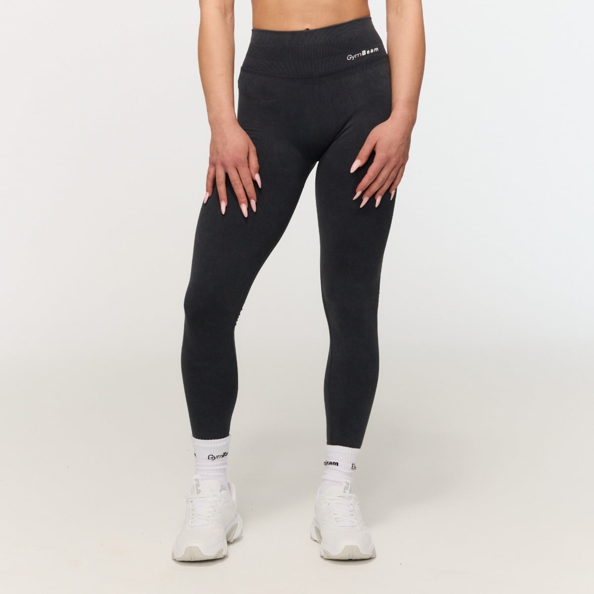 Ženske brezšivne pajkice Fierce Dark Grey - GymBeam
