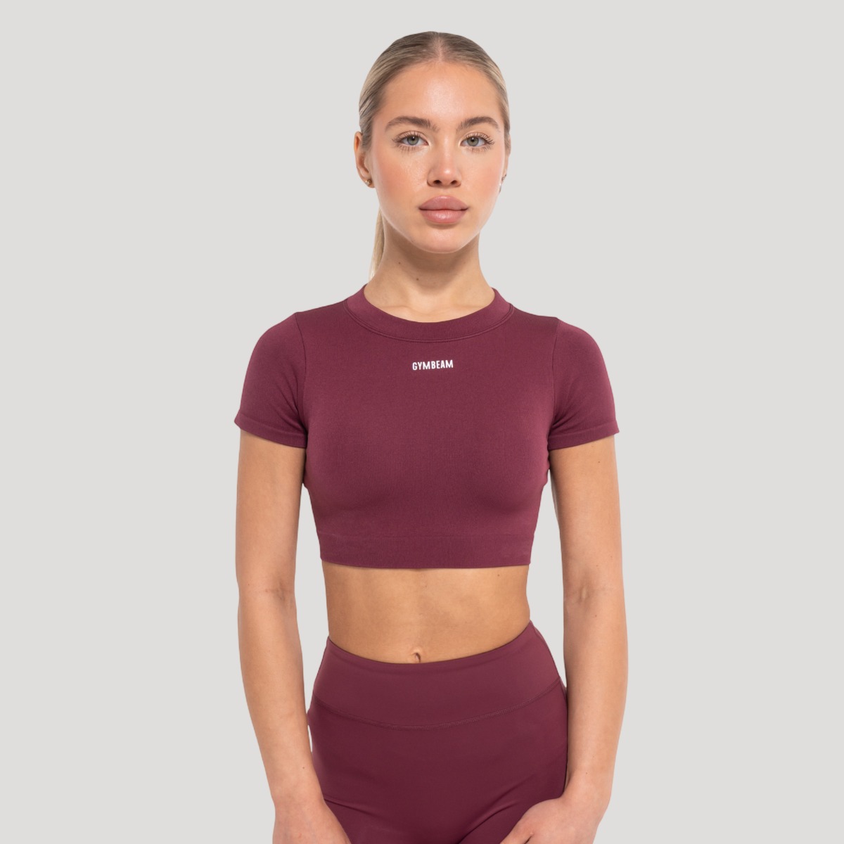 Ženski kratki top Flow Wine - GymBeam