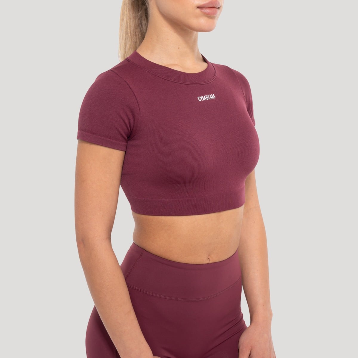 Ženski kratki top Flow Wine - GymBeam