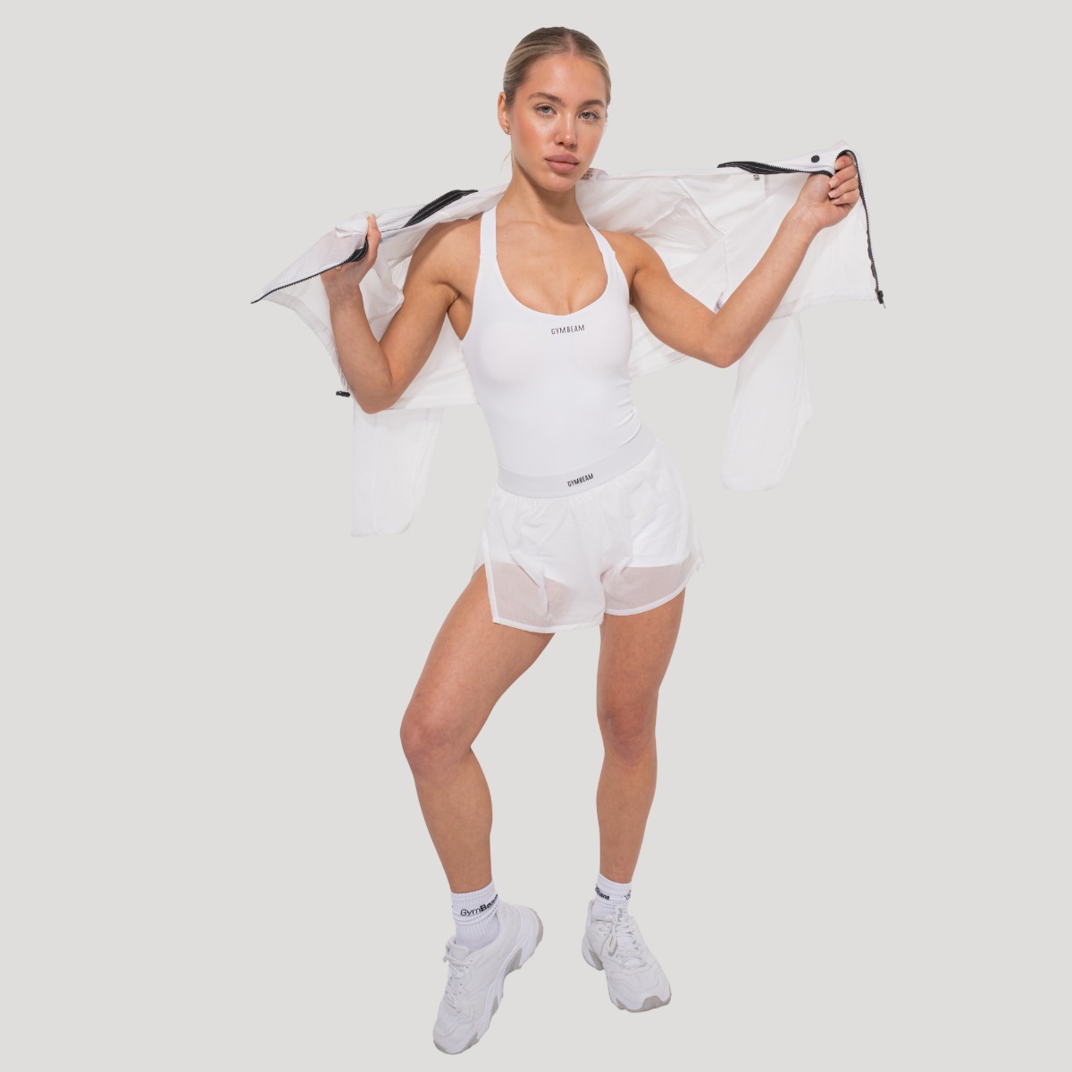 GymBeam Ženska jakna Flow Black · záber 7