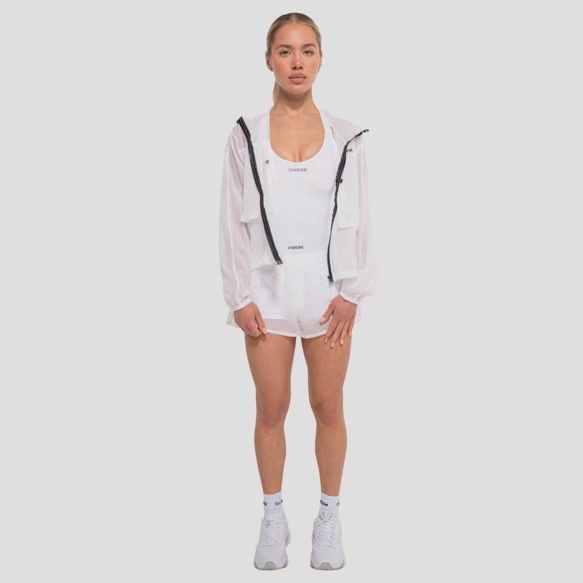 GymBeam Ženska jakna Flow Black · záber 8