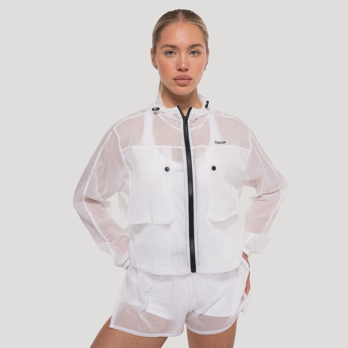 GymBeam Ženska jakna Flow Black · záber 9