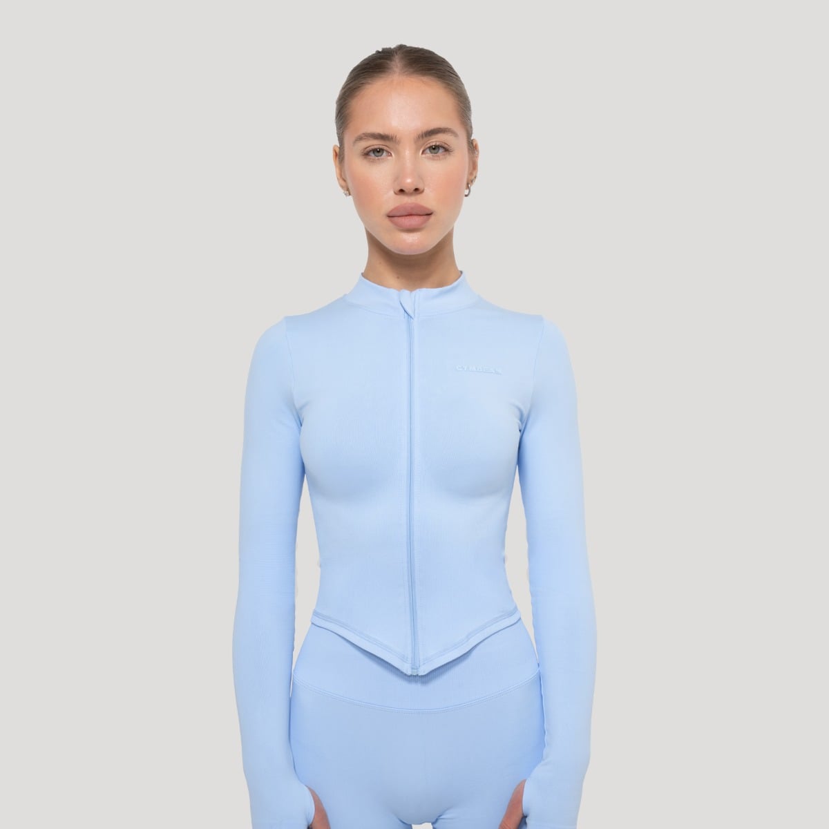 Ženski športni top Luma Baby Blue - GymBeam